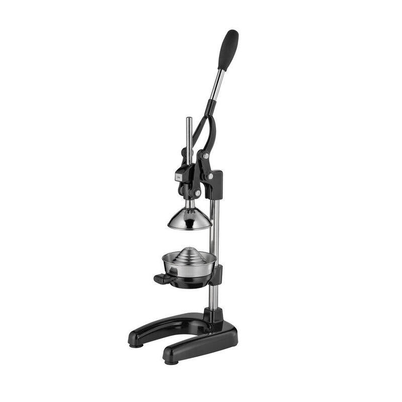 Cilio 309164 Exprimidor Eléctrico Con Brazo Negro, Acero Inoxidable