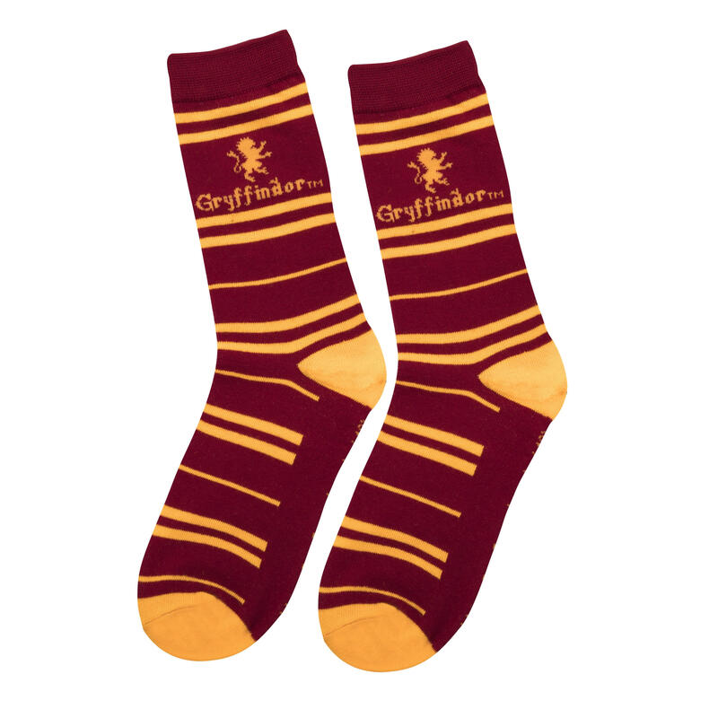 Cinereplicas Set Of 3 Gryffindor Socks Unisex Rojo, Amarillo 3 Par(Es)
