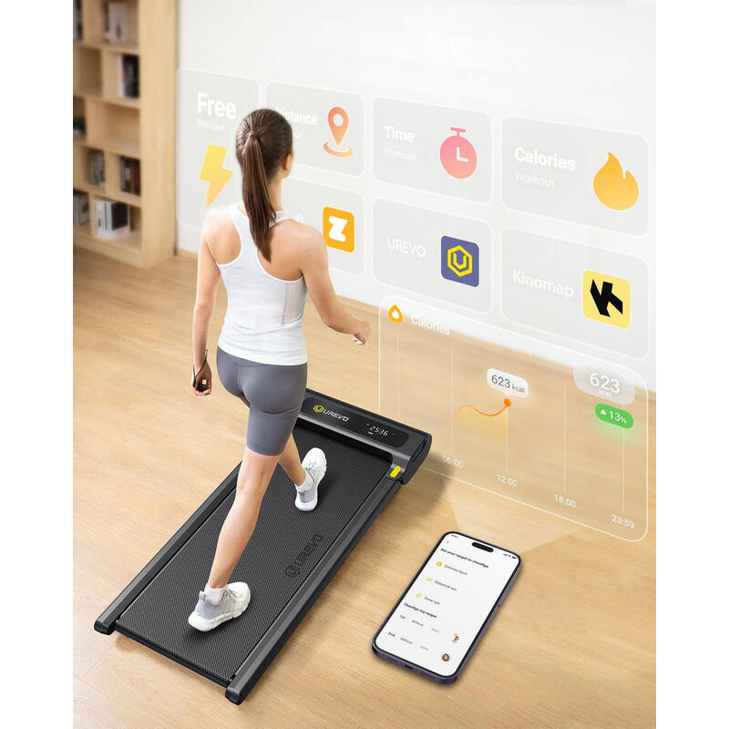 Cinta De Correr Urevo E3s Plegable