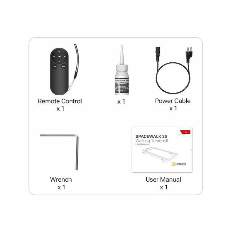Cinta De Correr Urevo Spacewalk 3s Negro