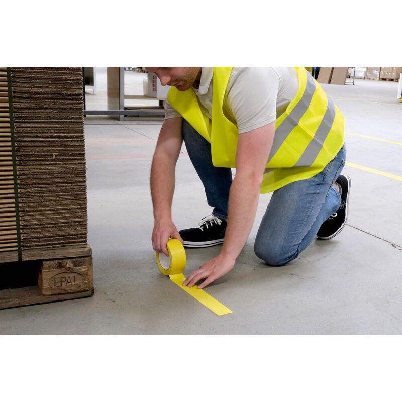 Cinta De Marcado Durable Duraline® Basic 50 016 Amarillo Negro