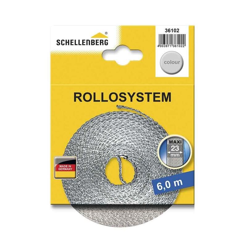 Cinta De Persiana 23mm X 6m Gris Schellenberg