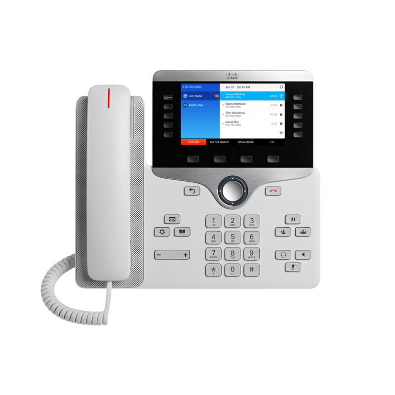 Cisco 8841 Teléfono Ip Negro, Plata