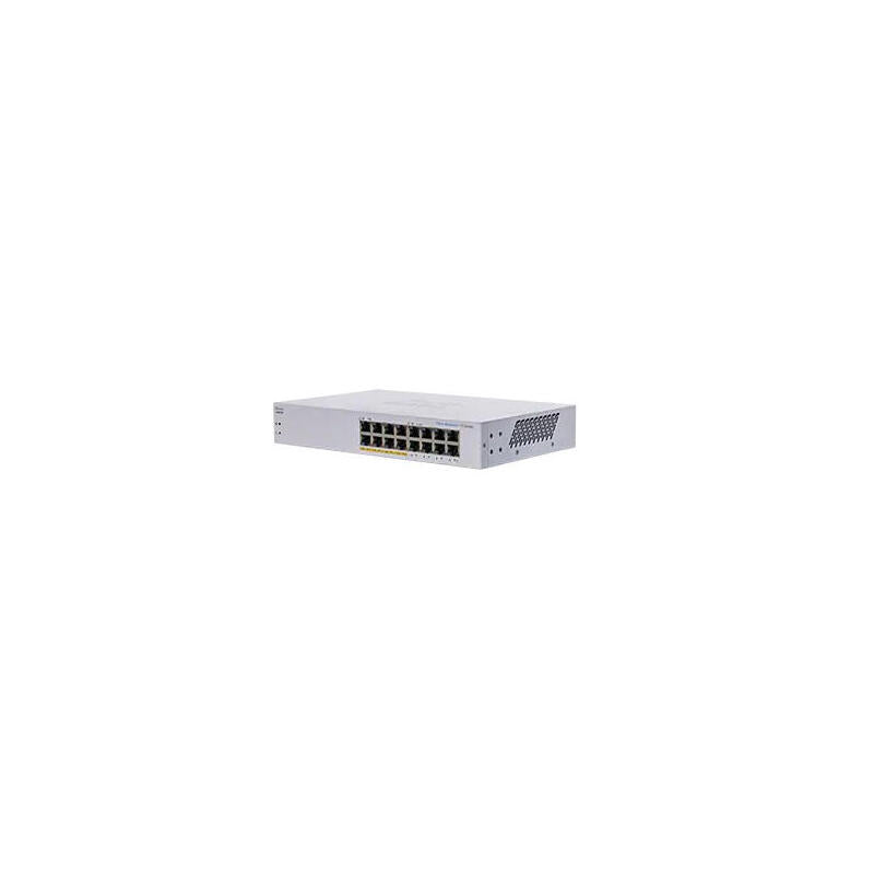Cisco Business 110 Series 110-16pp Conmutador Sin Gestionar 8 X 10/100/1000 (Poe) + 8 X 10/100/1000 Montaje En Rack Sobremesa Montaje En Pared Poe (64 W)