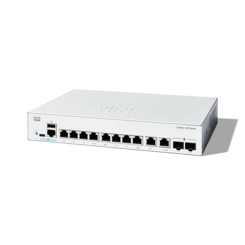 Cisco Catalyst 1300 C1300-8t-E-2g, Conmutador C1300-8t-E-2g