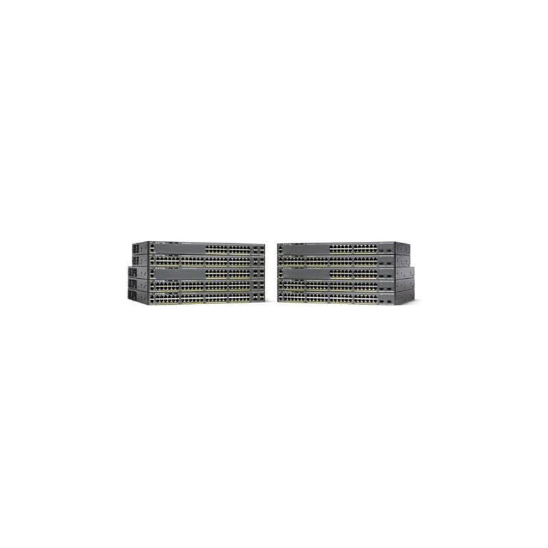 Cisco Interruptor Ws-C2960x-24ts-Ll / 296024l Negro Cisco-0882658610301