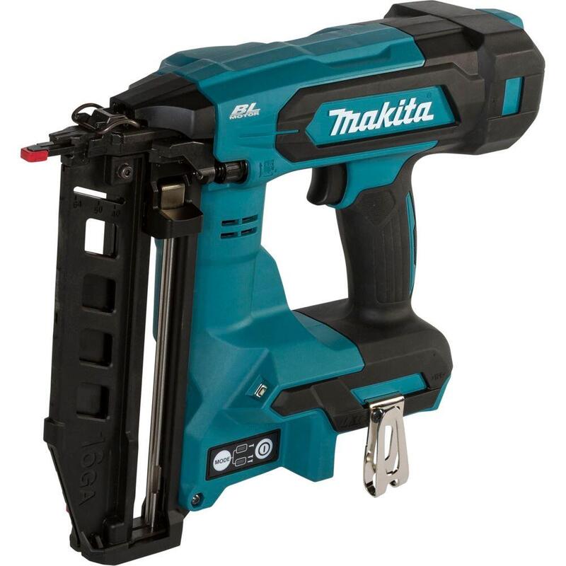 Clavadora De Compresión Inalámbrica Makita Dbn601z, 18 Voltios Azul/Negro, Sin Batería Ni Cargador Dbn601z