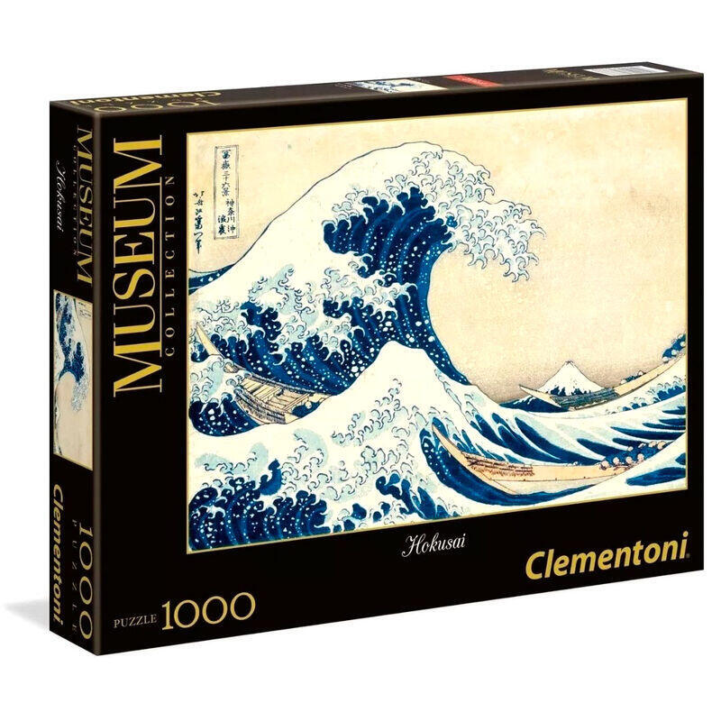 Clementoni Puzzle 1000 El Museum Hokusai: La Grande Onda 39378