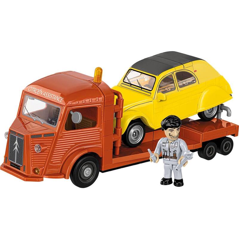 Cobi Citroen Type H Car Transporter & 2cv Type Az (Massstab 1:35) Cobi-24627