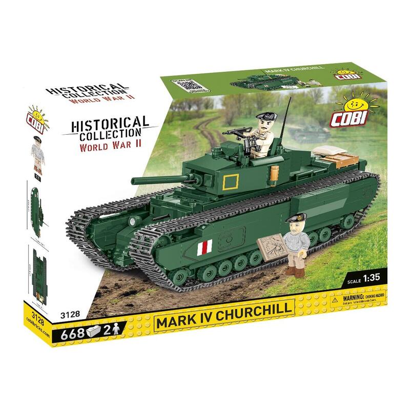 Cobi Mark Iv Churchill, Juguete De Construcción Escala 1:35 Cobi-3128