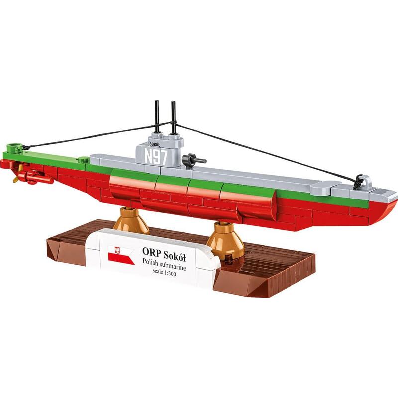 Cobi Orp Sokó? Polish Submarine (Massstab 1:300) Cobi-4863
