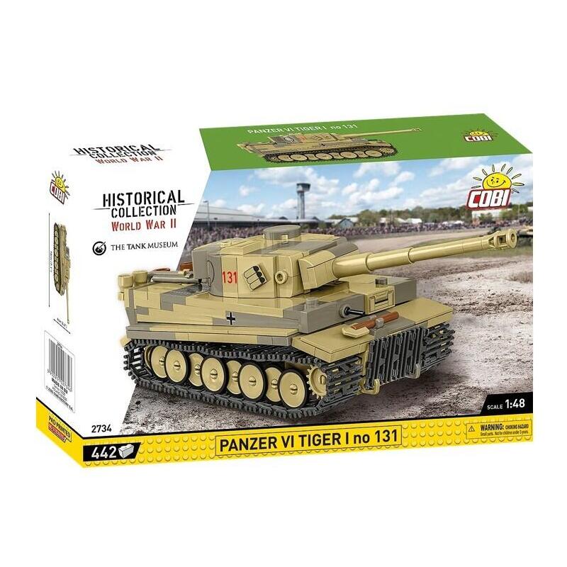 Cobi Panzer Vi Tiger I Nº 131, Juguete De Construcción Escala 1:48 Cobi-2734