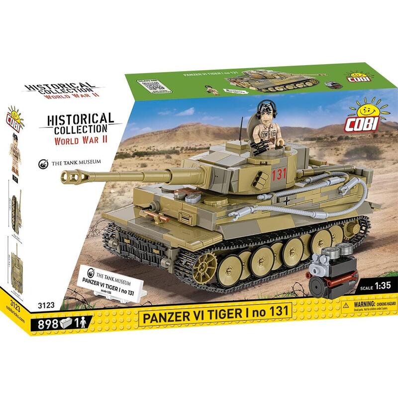 Cobi Panzer Vi Tiger I No 131, Juguete De Construcción Escala 1:35 Cobi-3123