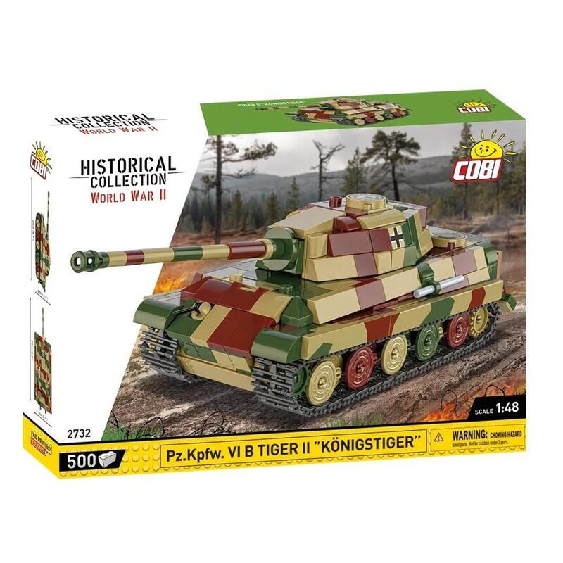 Cobi Pz.Kpfw. Vi B Tiger Ii King Tiger, Juguete De Construcción Escala 1:48 Cobi-2732