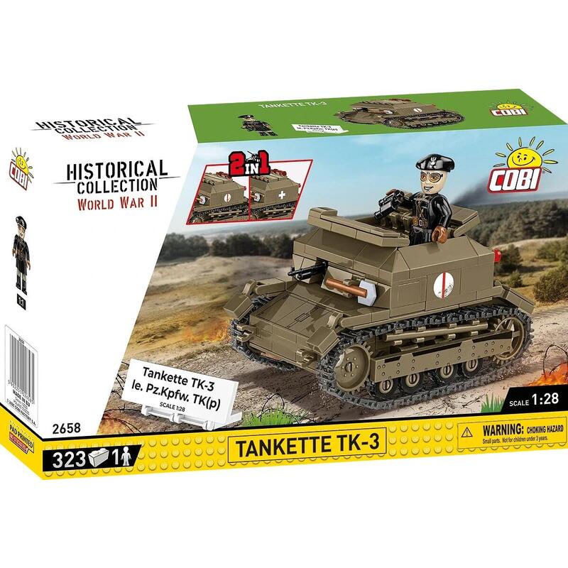 Cobi Tankette Tk-3, Juguete De Construcción Escala 1:28 Cobi-2658