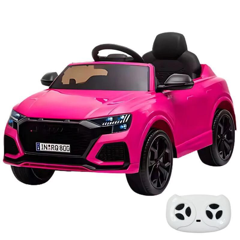 Coche Eléctrico Audi Rs Q8 12v Rosa Para Niños