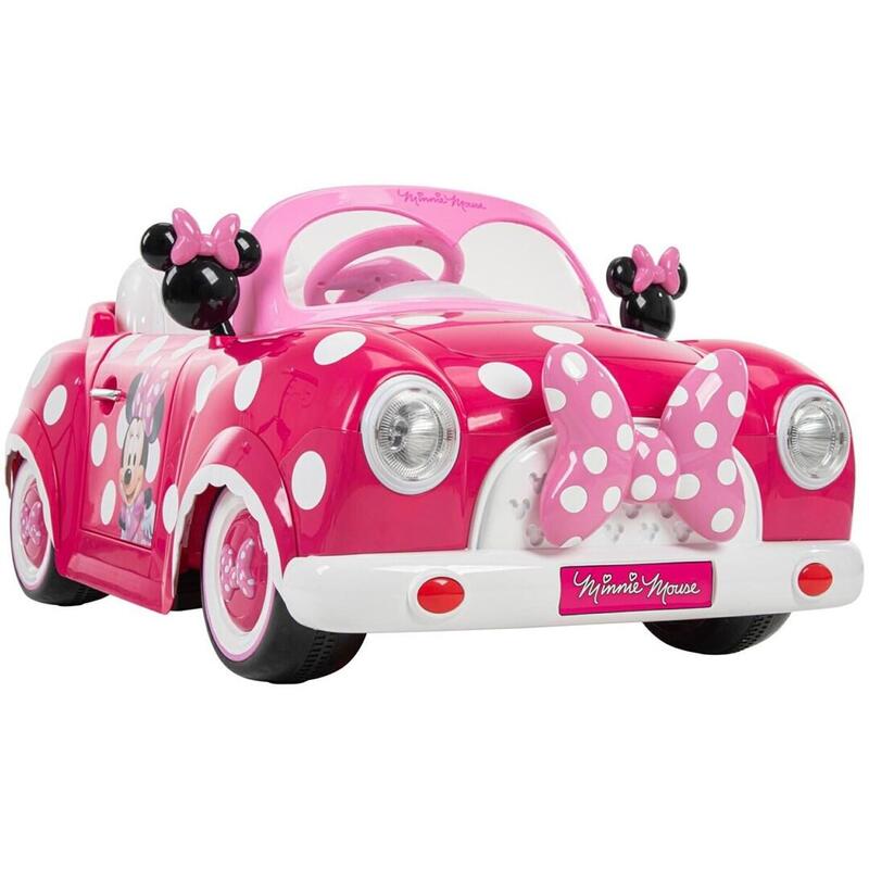 Coche Eléctrico Para Niños Minnie Mouse 6v Huffy 17315w