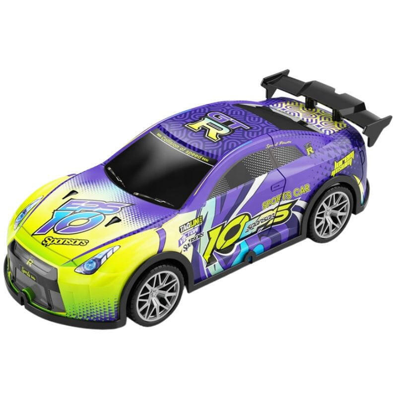 805p 1/22 4wd Drift Lila Amarillo - Coche Rc Eléctrico