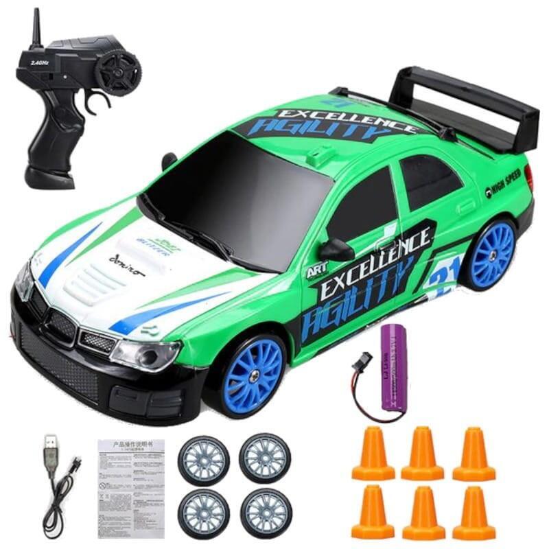 Coche Rc Eléctrico Wltoys Sc24a02-1 1/24 4wd Drift Amarillo
