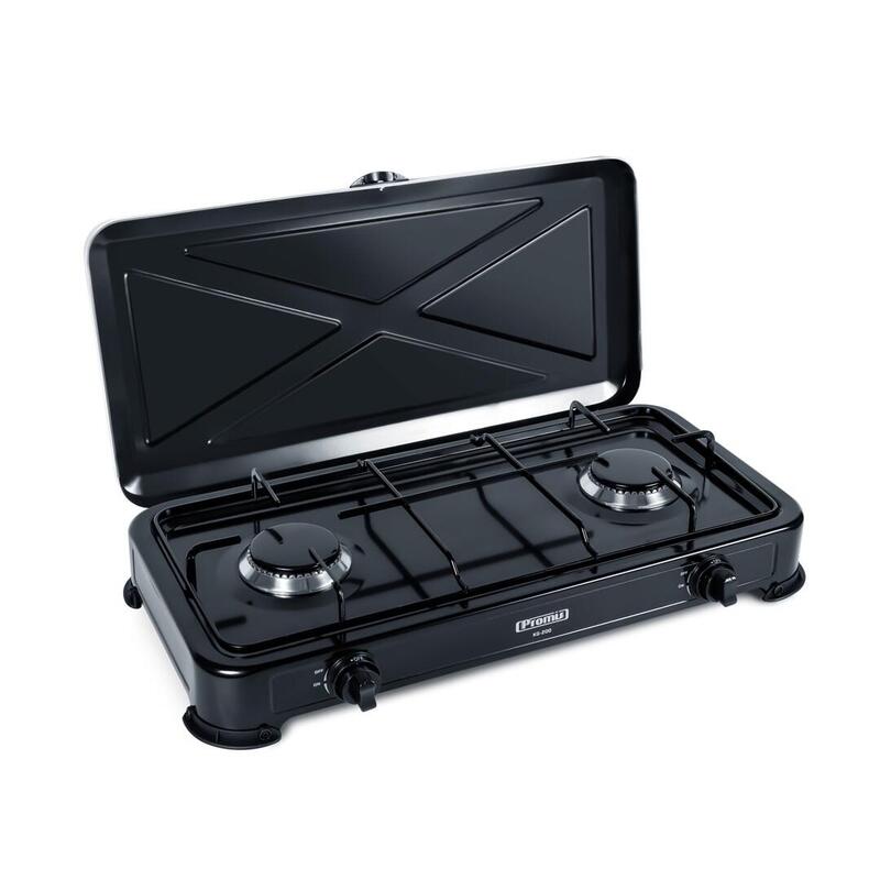 Cocina De Gas Promis Kg200 Negra Sin Reductor