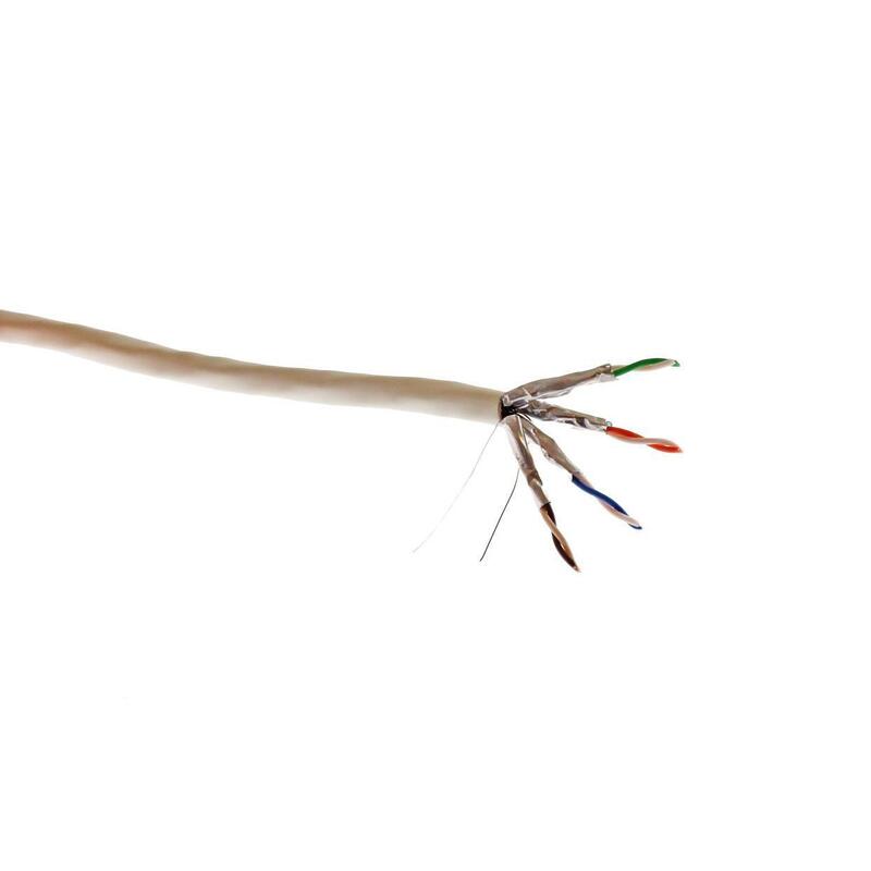Cof-Lan Kat6a U/Ftp 4x2xawg23/1 Lszh Halogenfri,