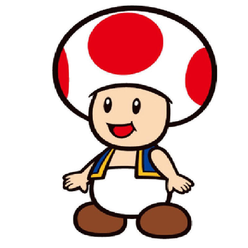 Cojin 3d Toad Super Mario Bros