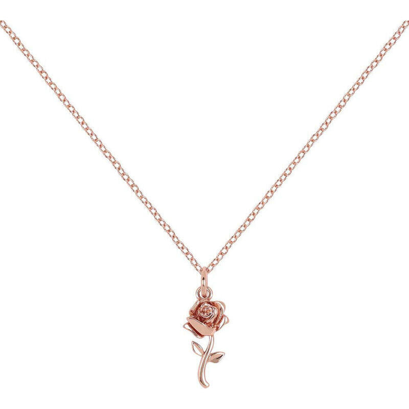 Colgante Rosa La Bella Y La Bestia Disney