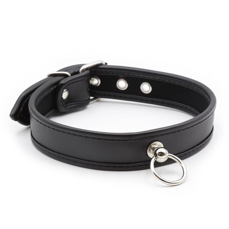 Collar Con Aro Negro