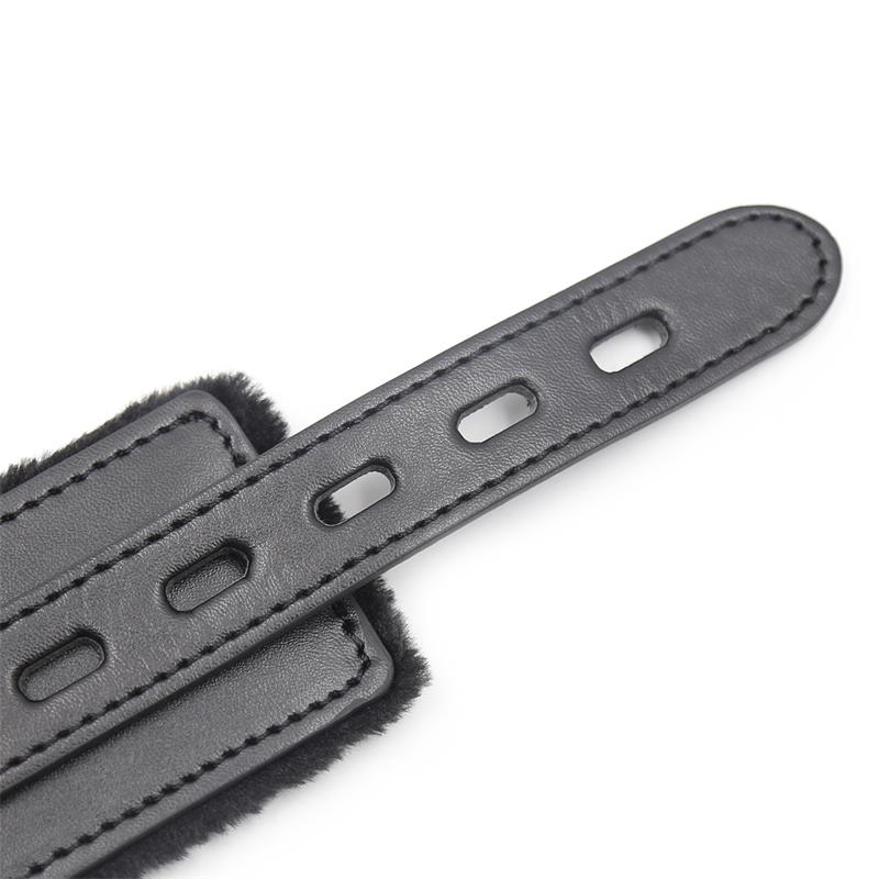 Collar Con Correa Negro