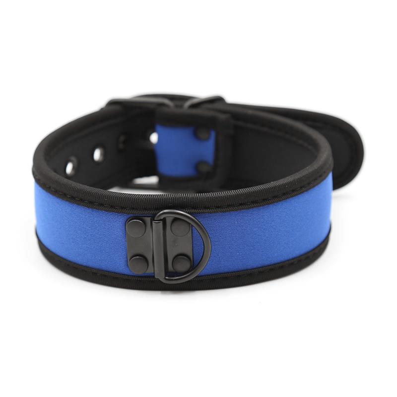 Collar De Neopreno Ajustable Azul