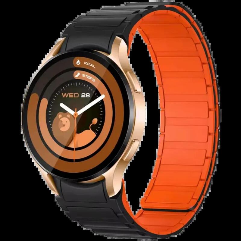 Colmi I28 Ultra Oro Correa Magnética Negra Interior Naranja