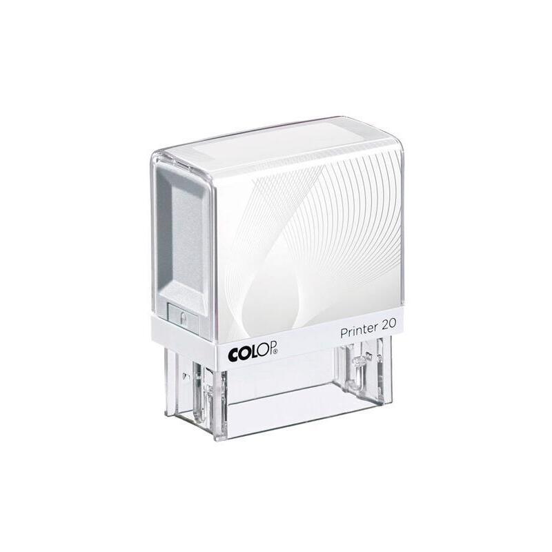 Colop Printer 20 G7 14x38mm Blanco/Azul No Incluye Placa De Texto Personalizada
