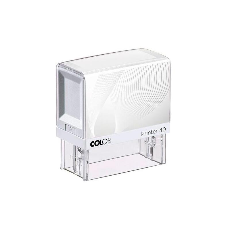 Colop Printer 40 G7 23x59mm Blanco/Azul No Incluye Placa De Texto Personalizada