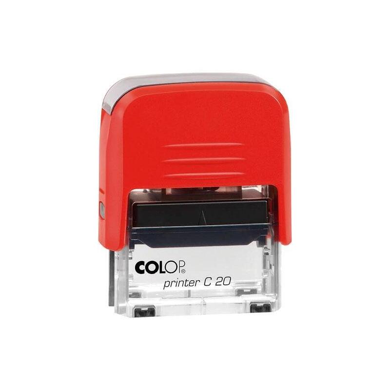 Colop Sello Printer C20 Formula " Duplicado " Almohadilla E/20 14x38mm Rojo
