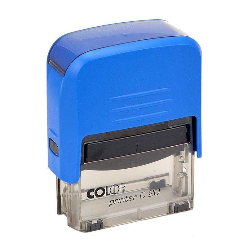Colop Sello Printer C20 Formula " Presupuesto " Almohadilla E/20 14x38mm Azul