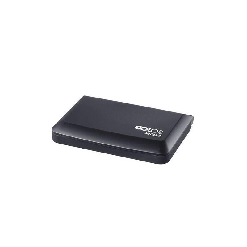Colop Tampon Micro 1 Estuche De Plástico Negro