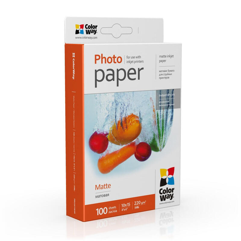 Colorway Pm2201004r Papel Fotográfico Mate