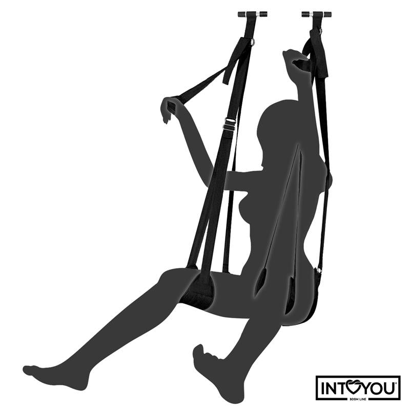 Adjustable Door Swing With Legs Support & Seat