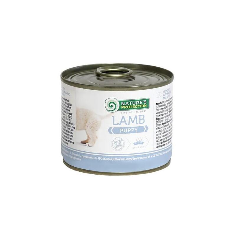 Comida Húmeda Para Cachorros Nature'S Protection Puppy Lamb 200 G