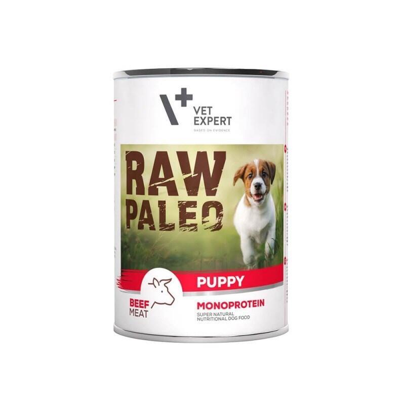 Comida Húmeda Para Cachorros Raw Paleo Puppy Monoprotein Beef 400 G