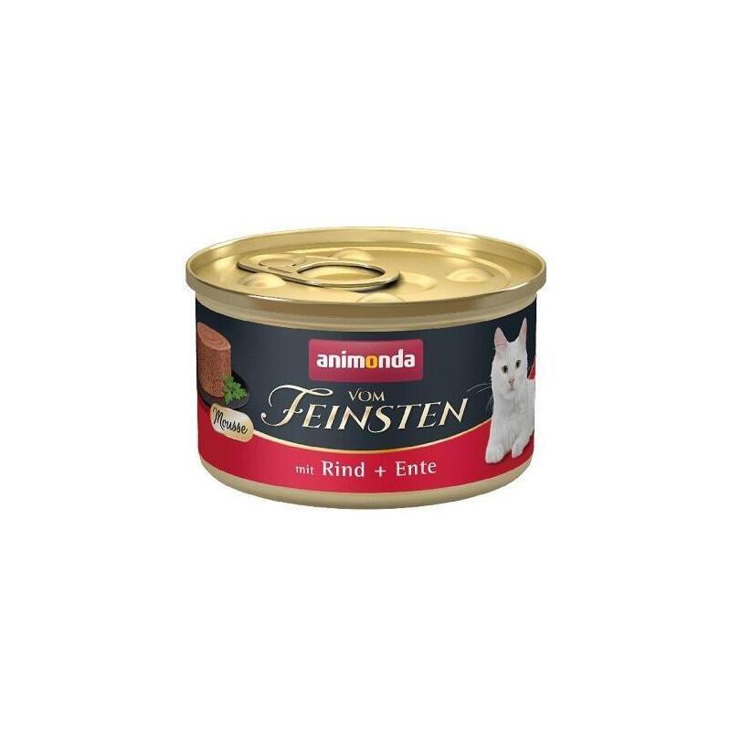 Comida Húmeda Para Gatos Animonda Vom Feinsten Musa Ternera Y Pato 85 G
