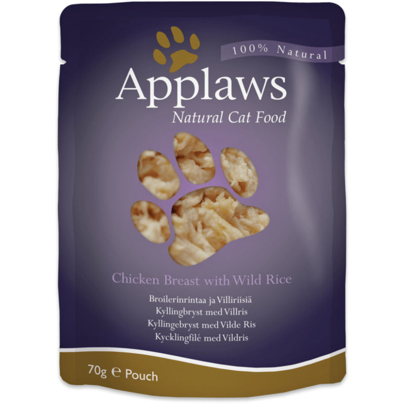 Comida Húmeda Para Gatos Applaws Natural Cat Food Chicken With Rice 70g