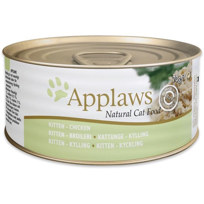 Comida Húmeda Para Gatos Applaws Natural Cat Food Kitten Chicken 70g