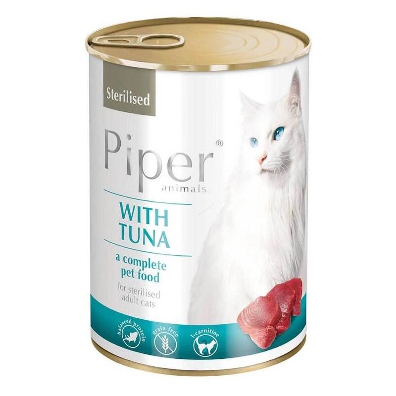 Comida Húmeda Para Gatos Dolina Notaci Piper Esterilizada Con Atún 400g