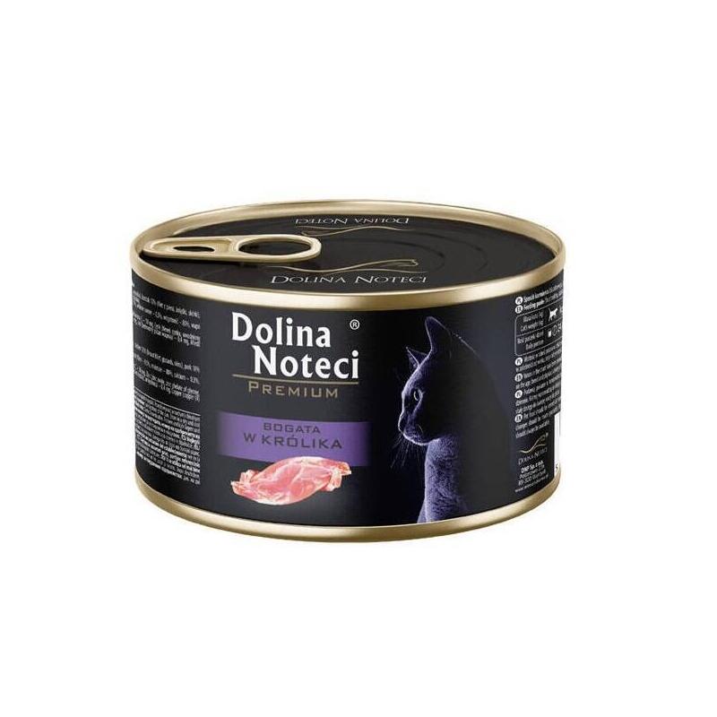 Comida Húmeda Para Gatos Dolina Noteci Premium Rich In Rabbit 185g