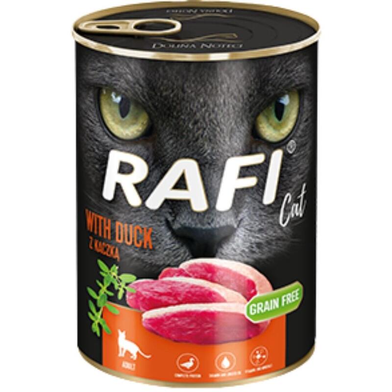 Comida Húmeda Para Gatos Dolina Noteci Rafi Con Pato 400g