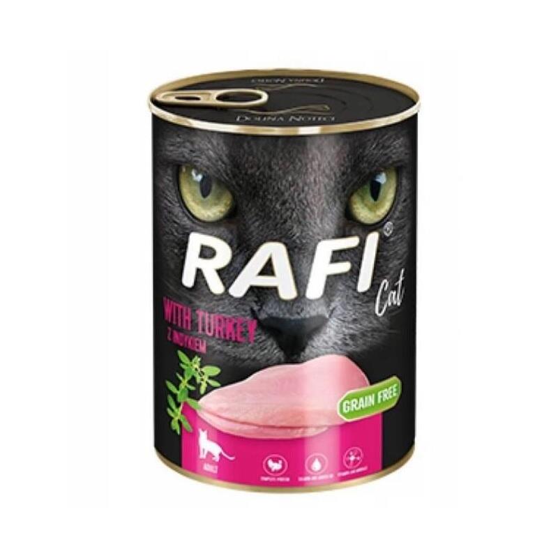 Comida Húmeda Para Gatos Dolina Noteci Rafi Con Pavo 400g