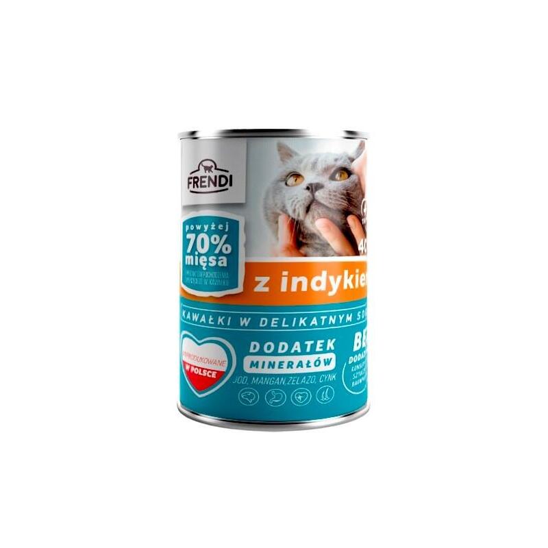 Comida Húmeda Para Gatos Frendi With Turkey Chunks In Delicate Sauce 400g