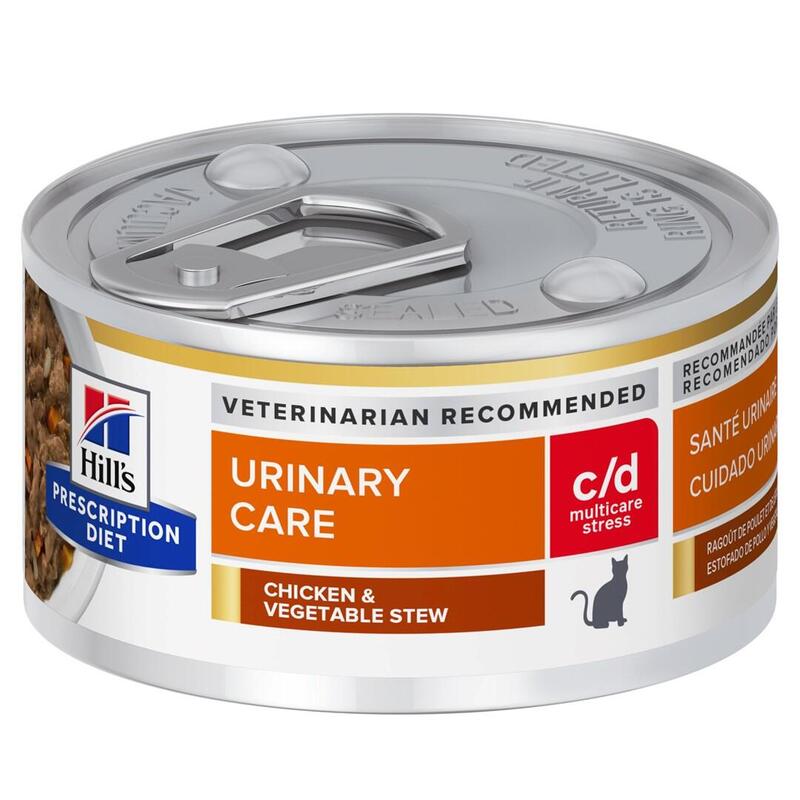 Comida Húmeda Para Gatos Hill'S Pd Feline C/D Urinary Stress Stews 82 G