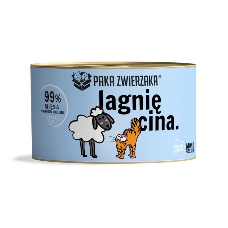 Comida Húmeda Para Gatos Paka Zwierzaka Lamb 200g